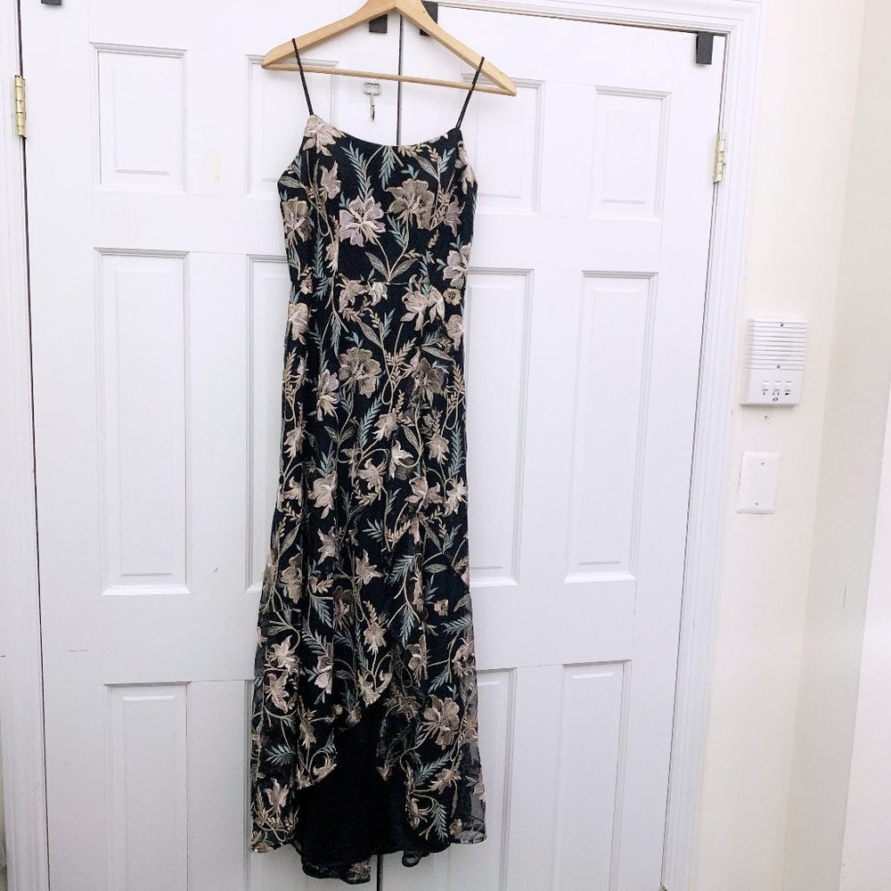 Floral Black Dress - Picture 4 of 11